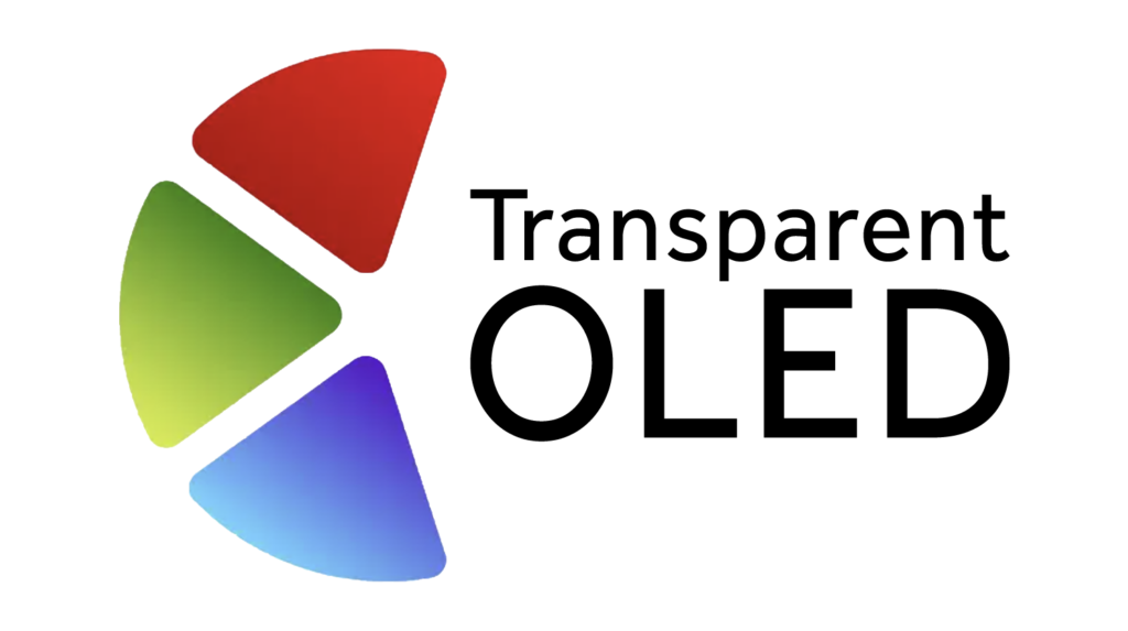 Transparent OLED logo