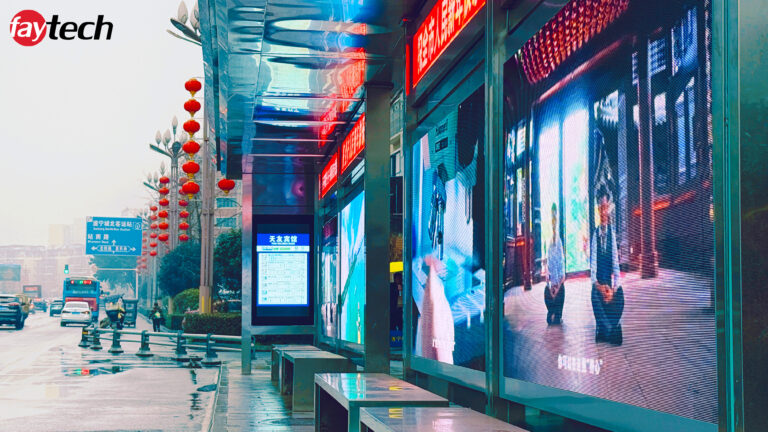 faytech bus stops signage - Suining, China
