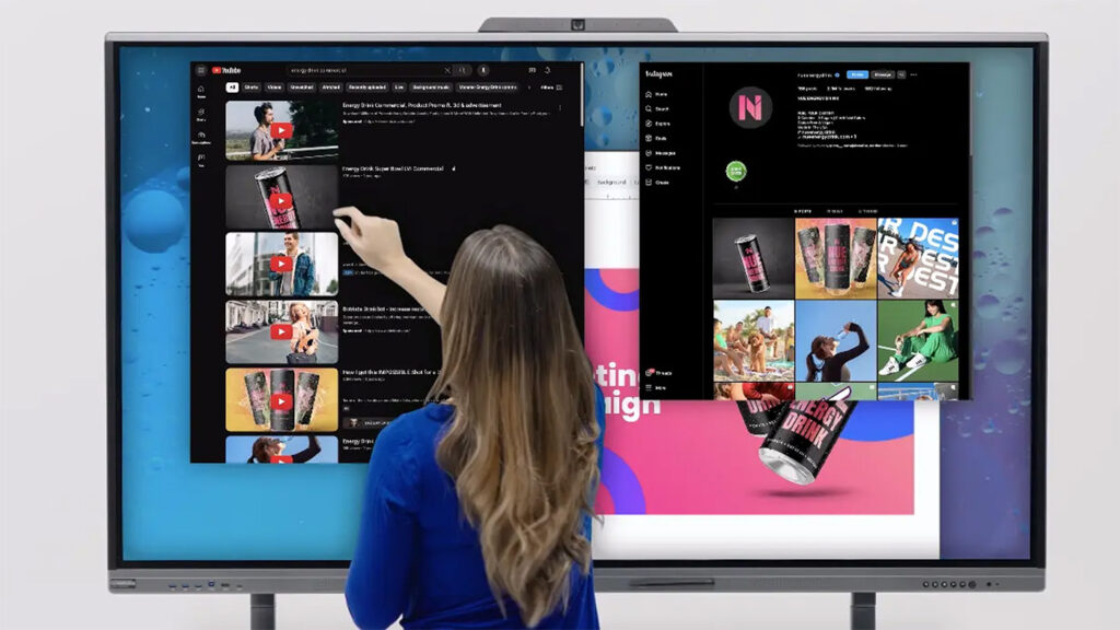 Interactive Digital Touchscreen Whiteboard faytech costco 01