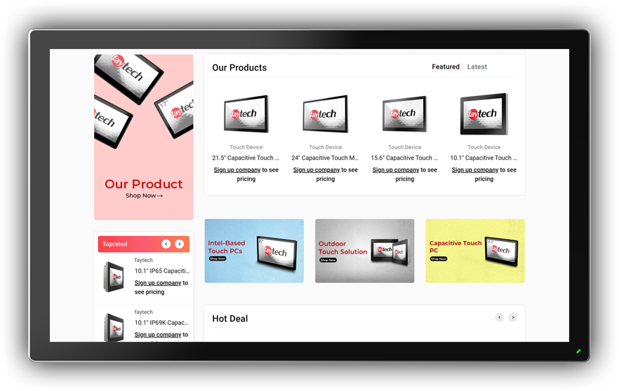 faytech’s New B2B Webshop Press Release 02