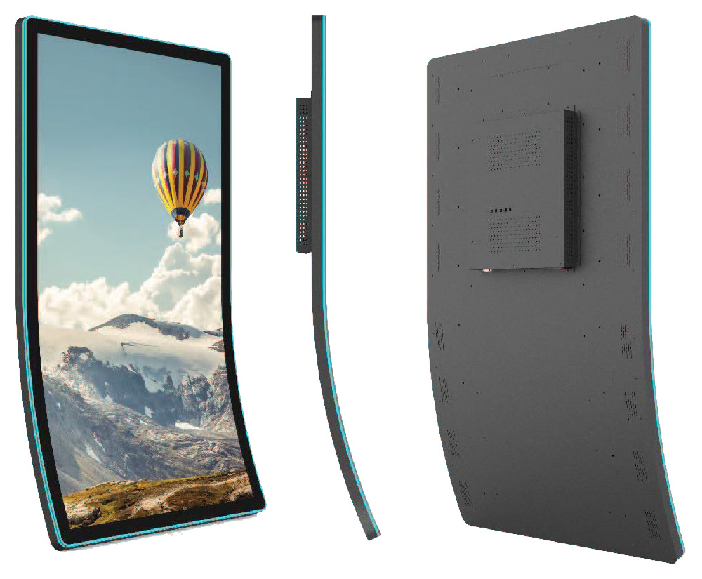 faytech's 55" J-Curved Display