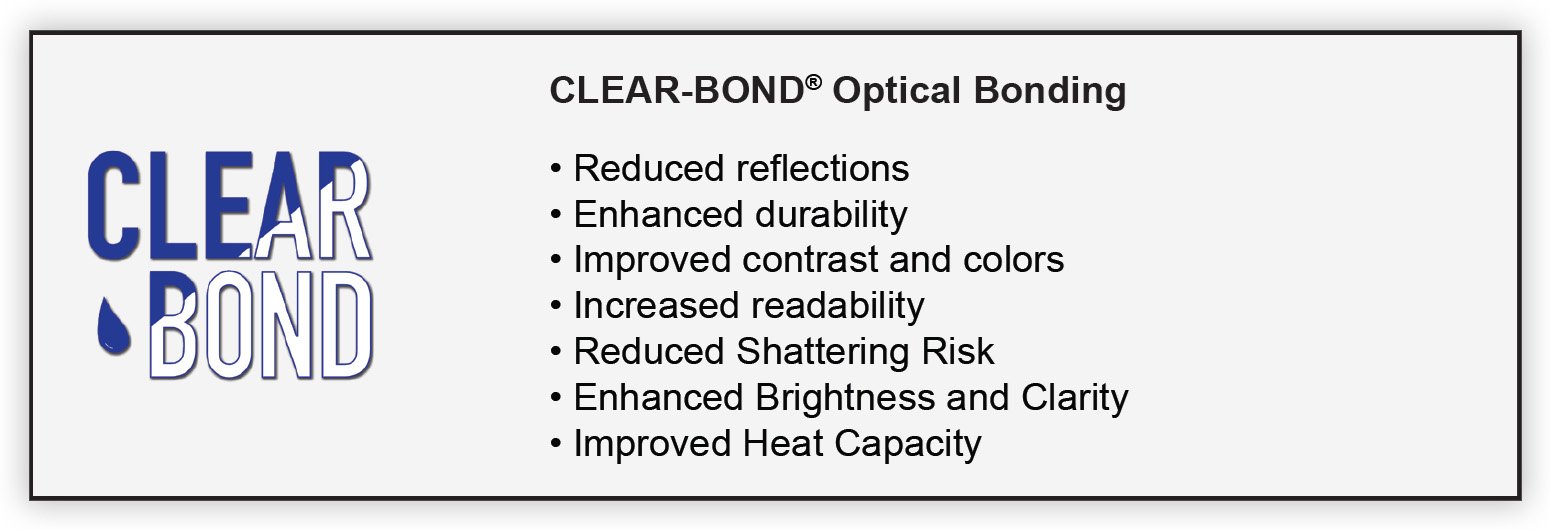 CLEAR BOND optical bonding advantages