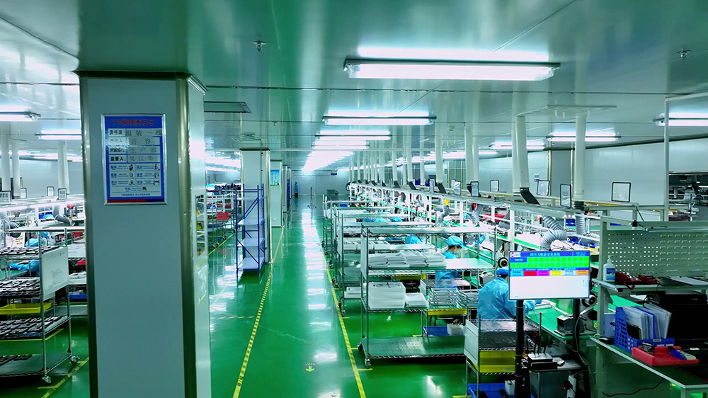 faytech Machinery page showcasing touchscreen manufacturing machinery regarding the Suining manufacturing line 01