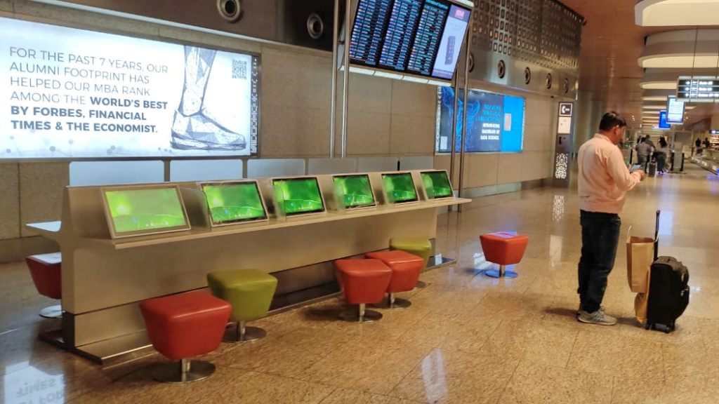 faytech touchscreen technology in India Embedded PC at Mumbai Airport 2