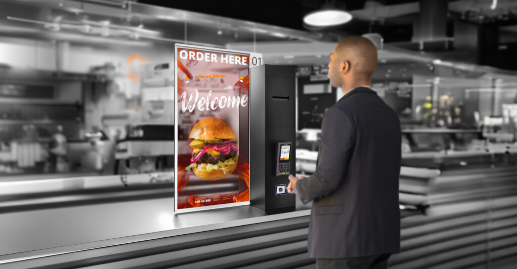 Faytech TransparentKiosk 30 Screen DIN A6 hochkant+AI