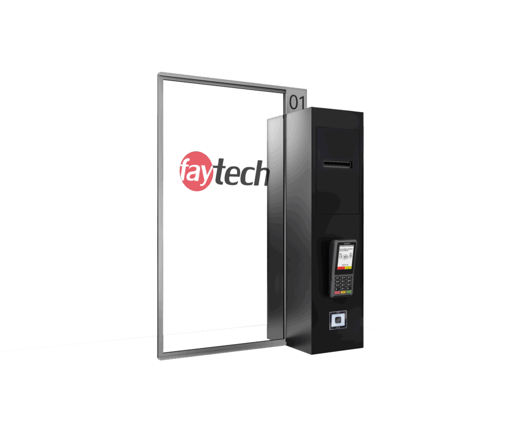 postcard transparent oled kiosk product