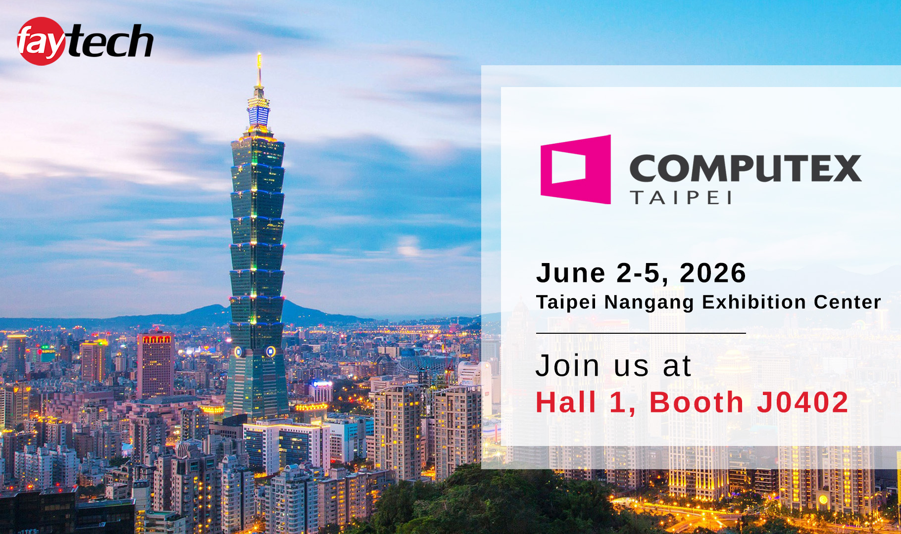 faytech Computex 2026 web