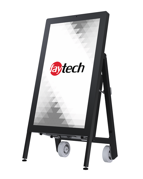 43" A-Frame IP65 High Brightness Kiosk