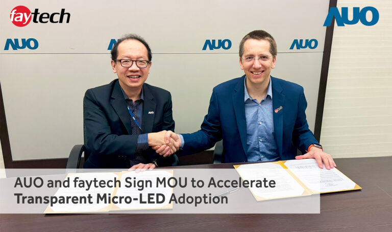 AUO faytech MOU Signing web