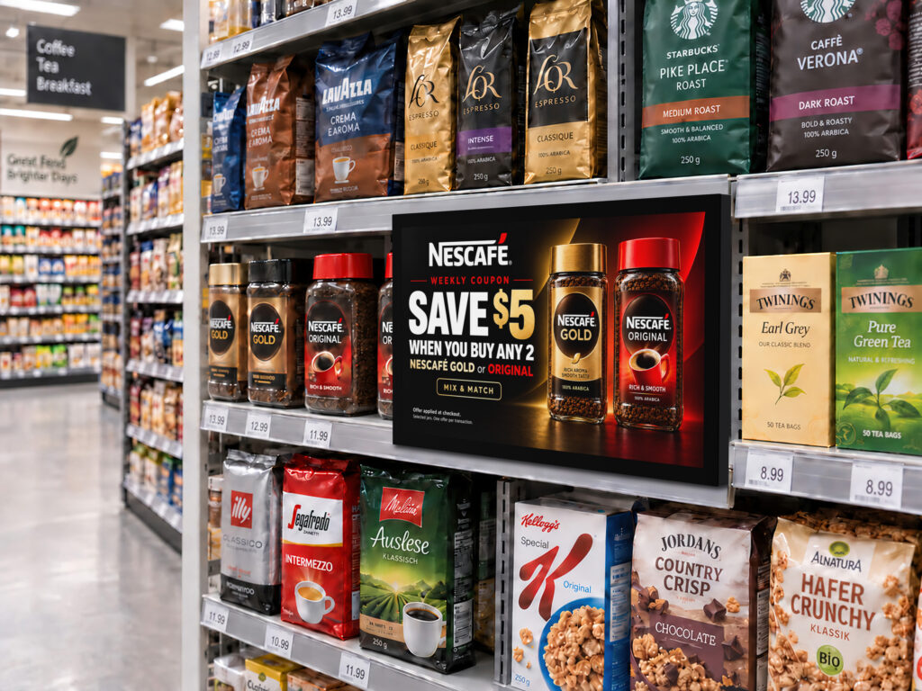 215 type c USB retail shelves